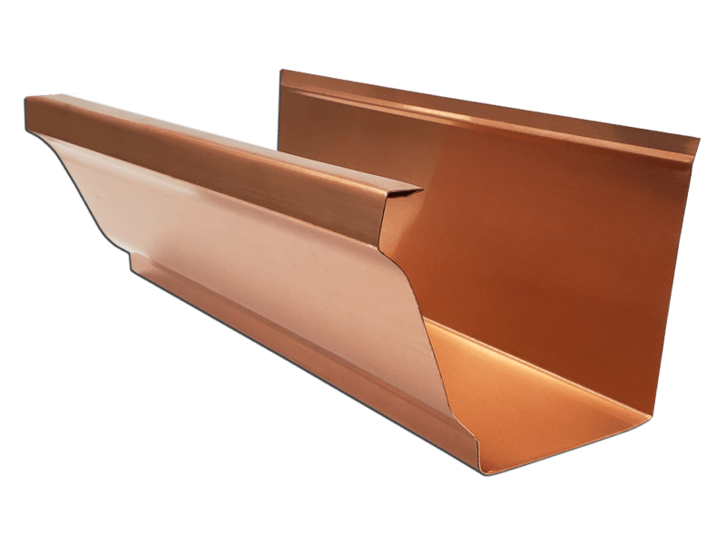 K-Style Copper Gutter