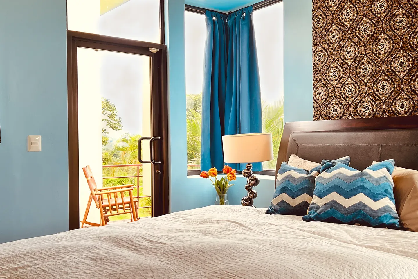 photo blue room en suite Villa Areopagus