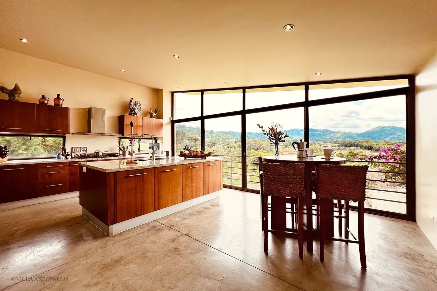 photo gourmet kitchen Villa Areopagus