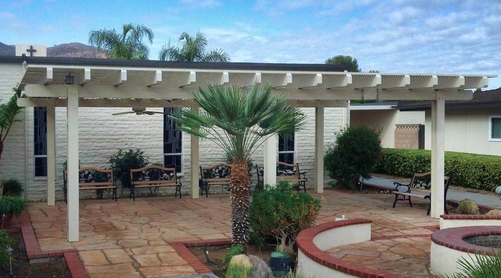 Backyard patio cover