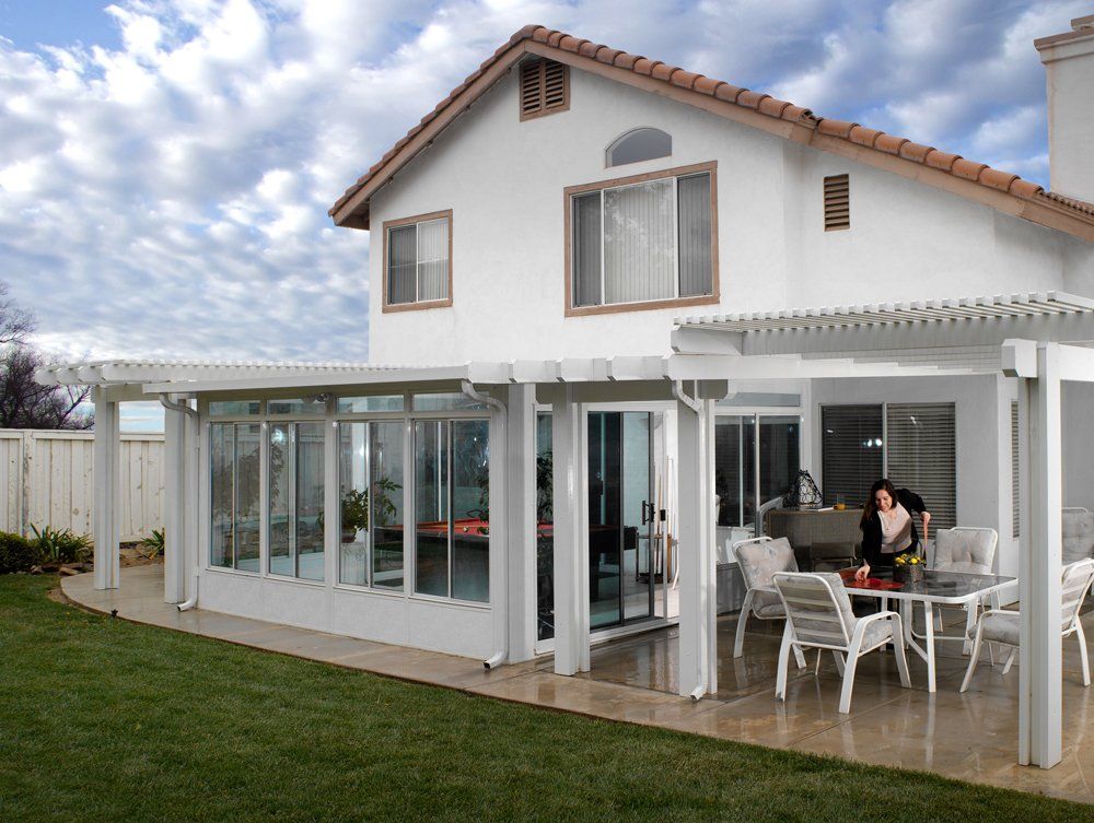 Backyard sunroom