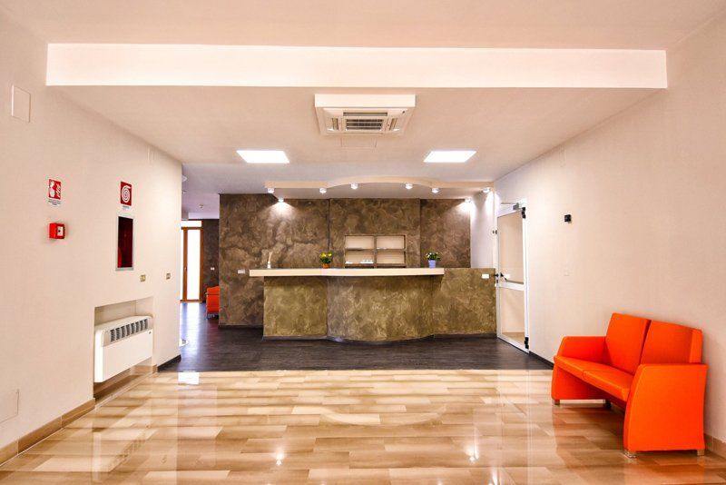 reception di casa di riposo