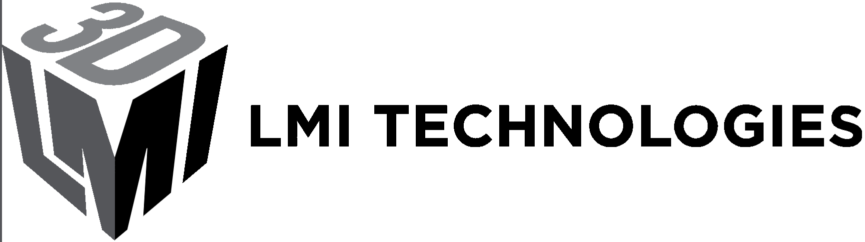 A black and white logo for lmi technologies