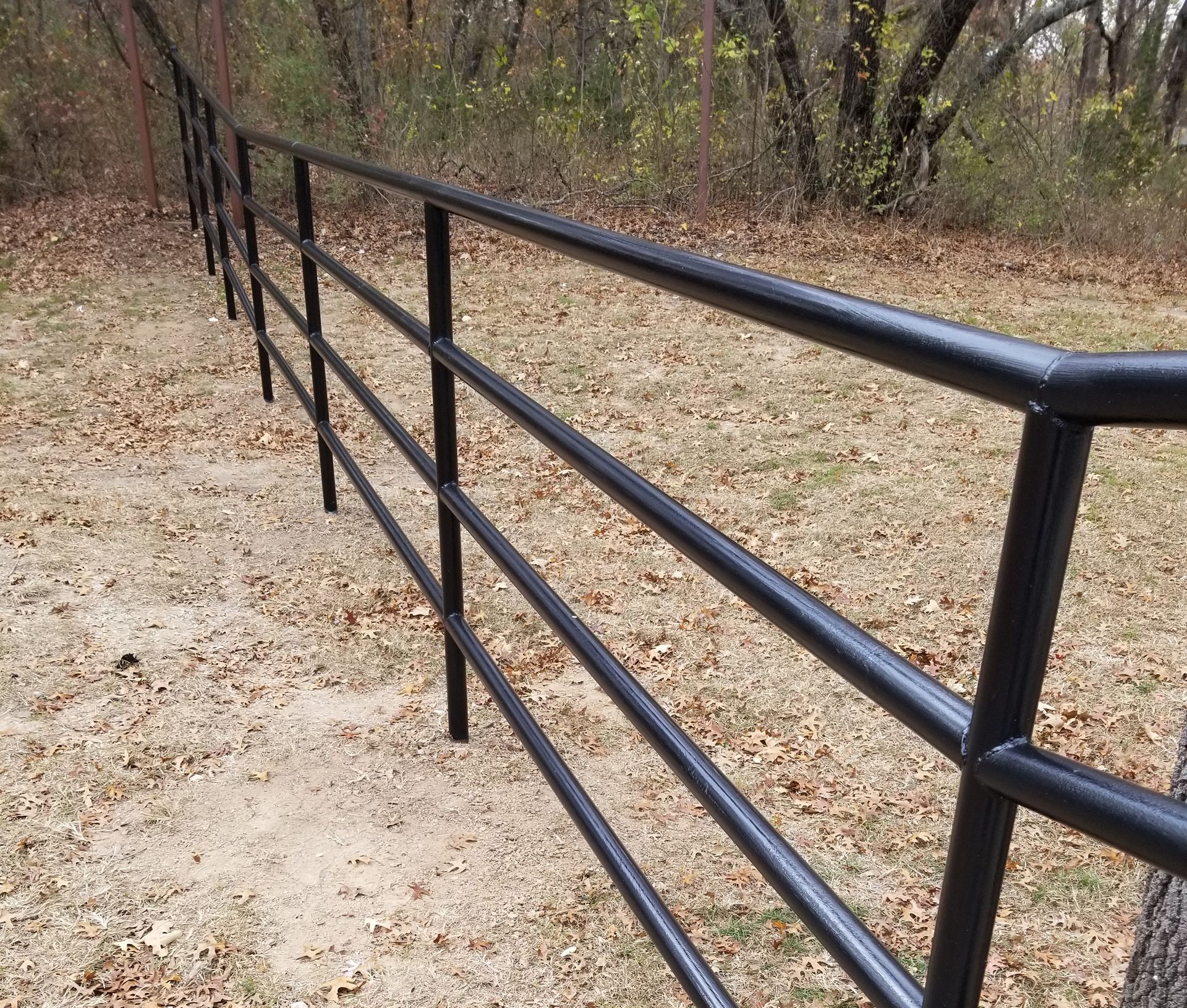 Pipe ranch fence