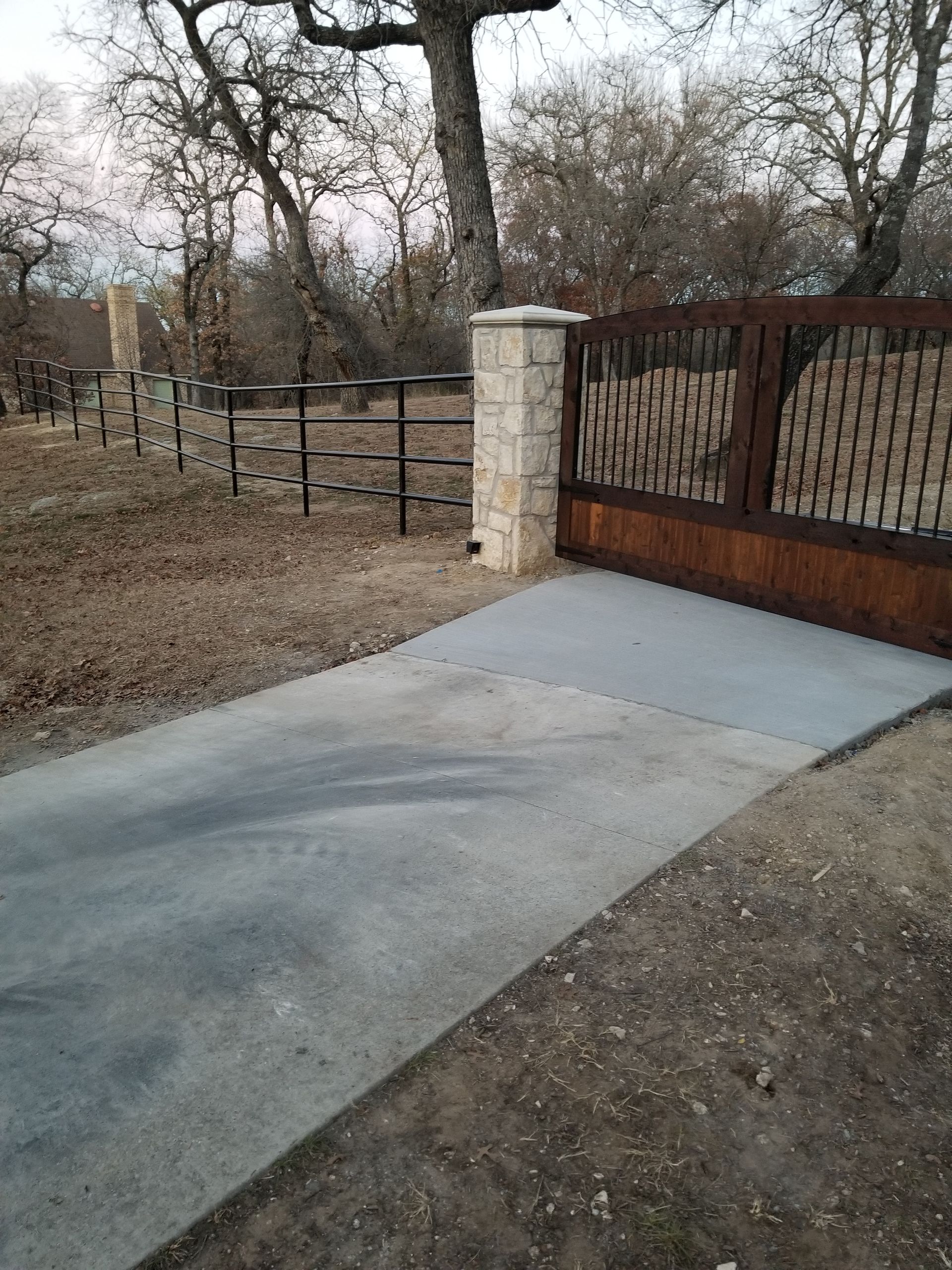 Pipe fence