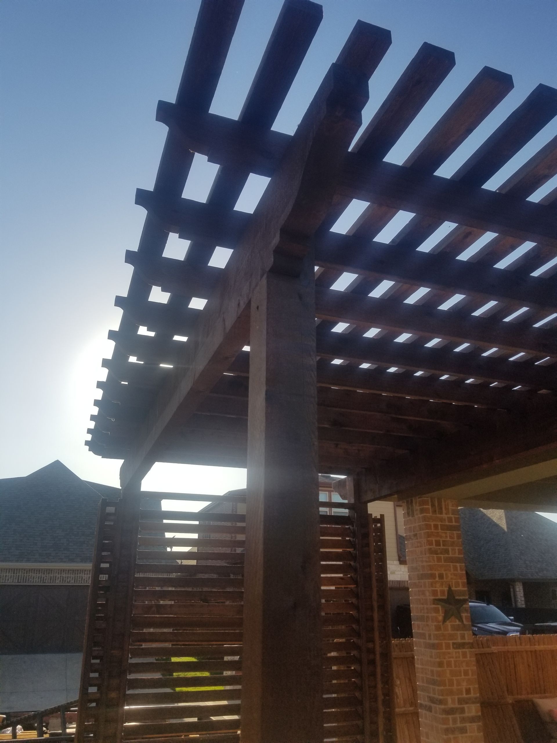 Custom pergola