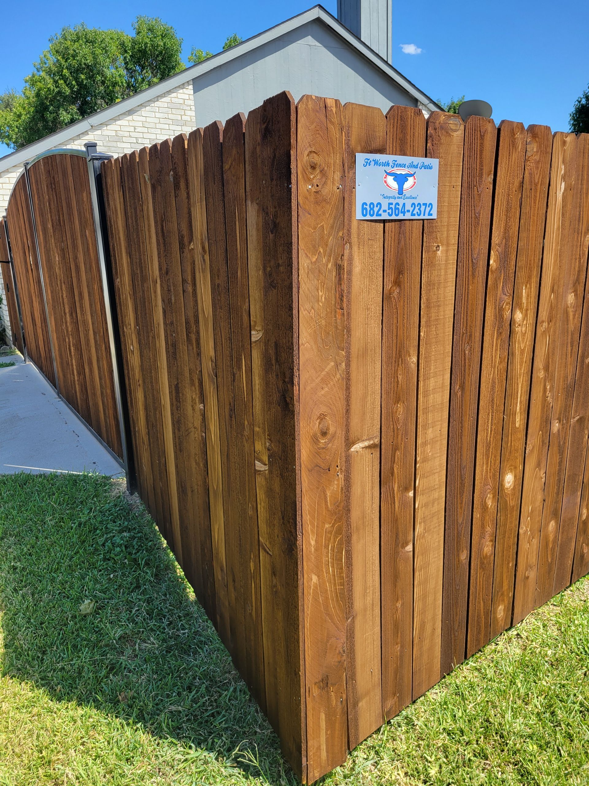 Wood Fence in Fort Worth, Texas