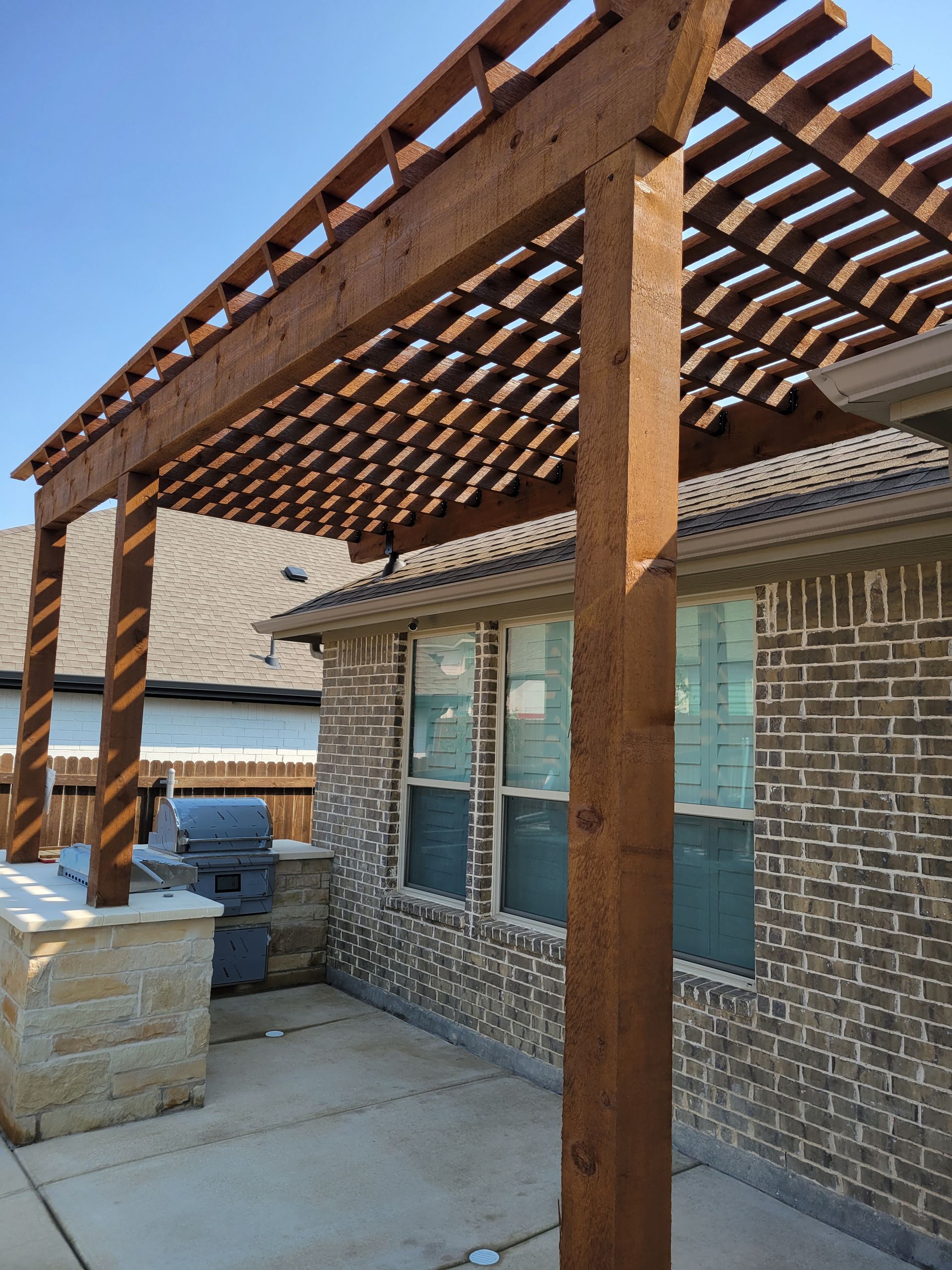 roof kacks with pergola