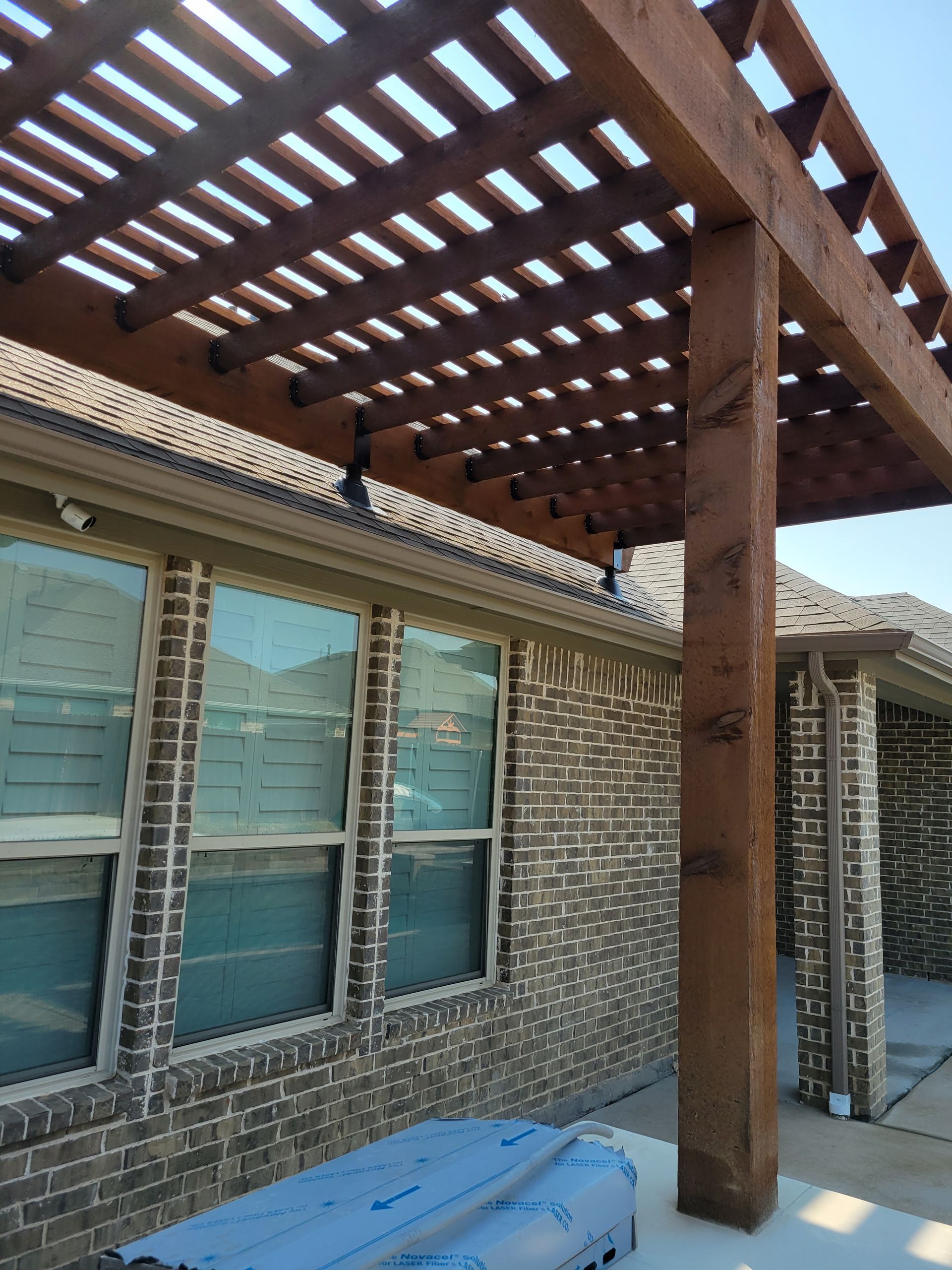 sky jacks with pergola