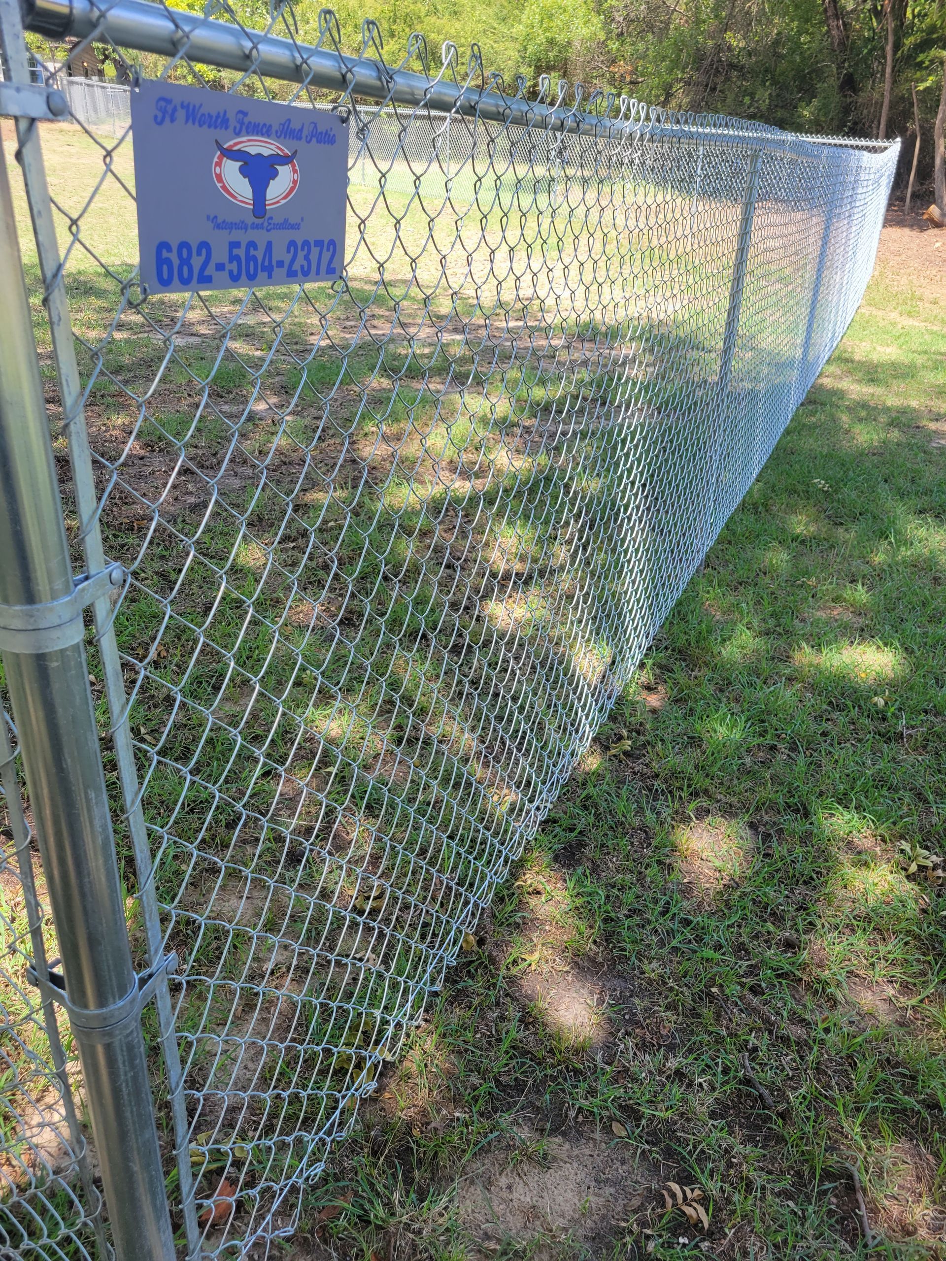 Galvanize chain link fence