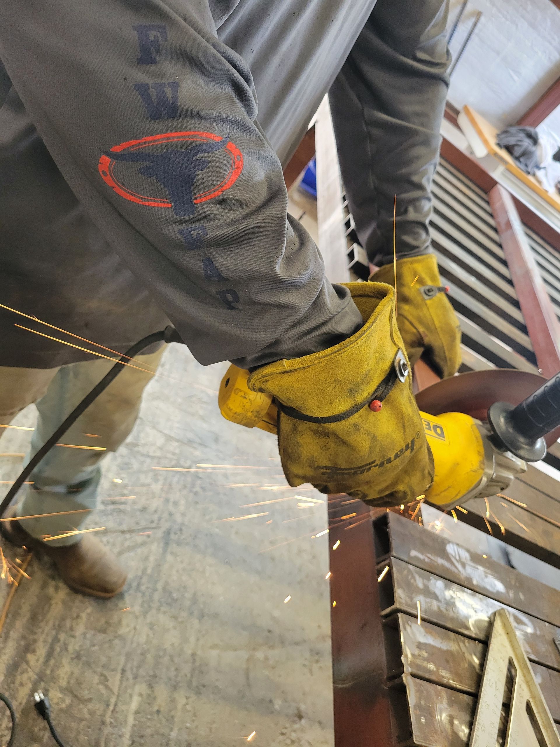 Fence panel fabrication and installation