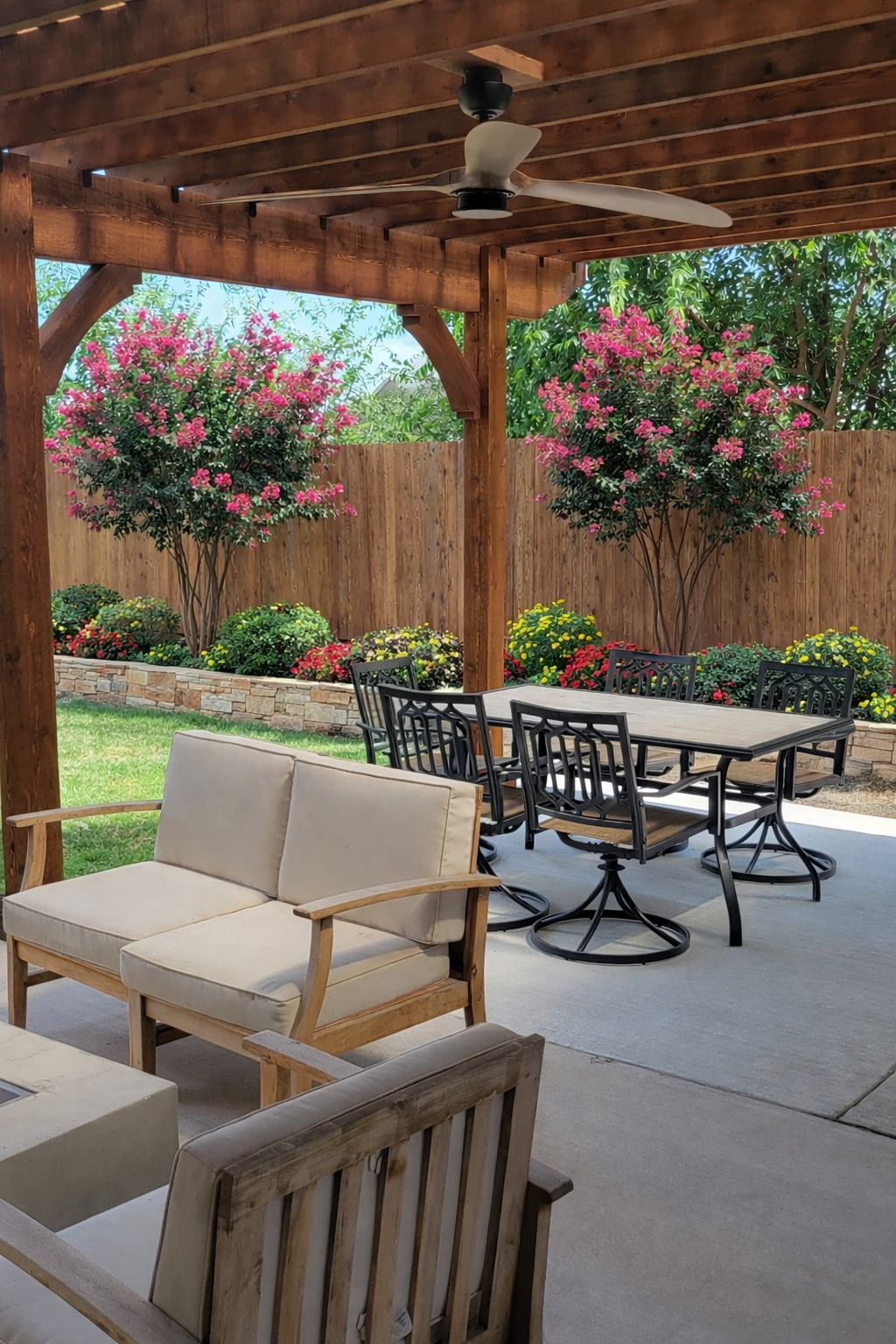 Custom cedar pergola kits