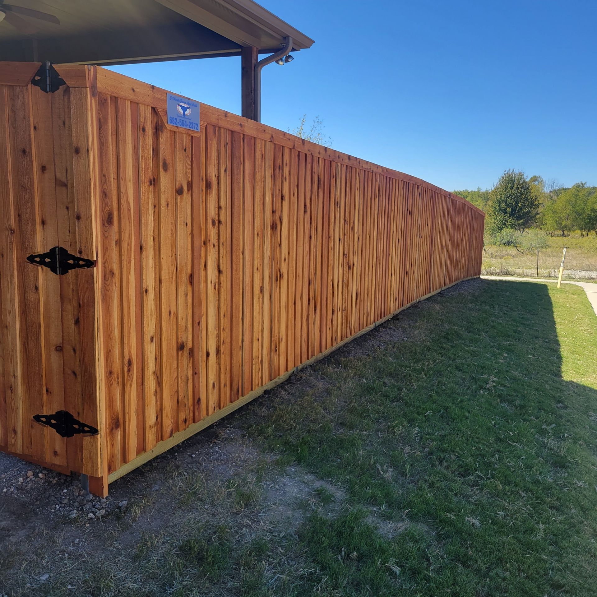 Board and batt fence