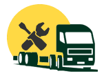 icon of truck body repair