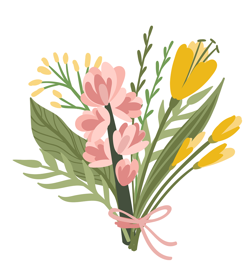 Blumenstrauss Illustration