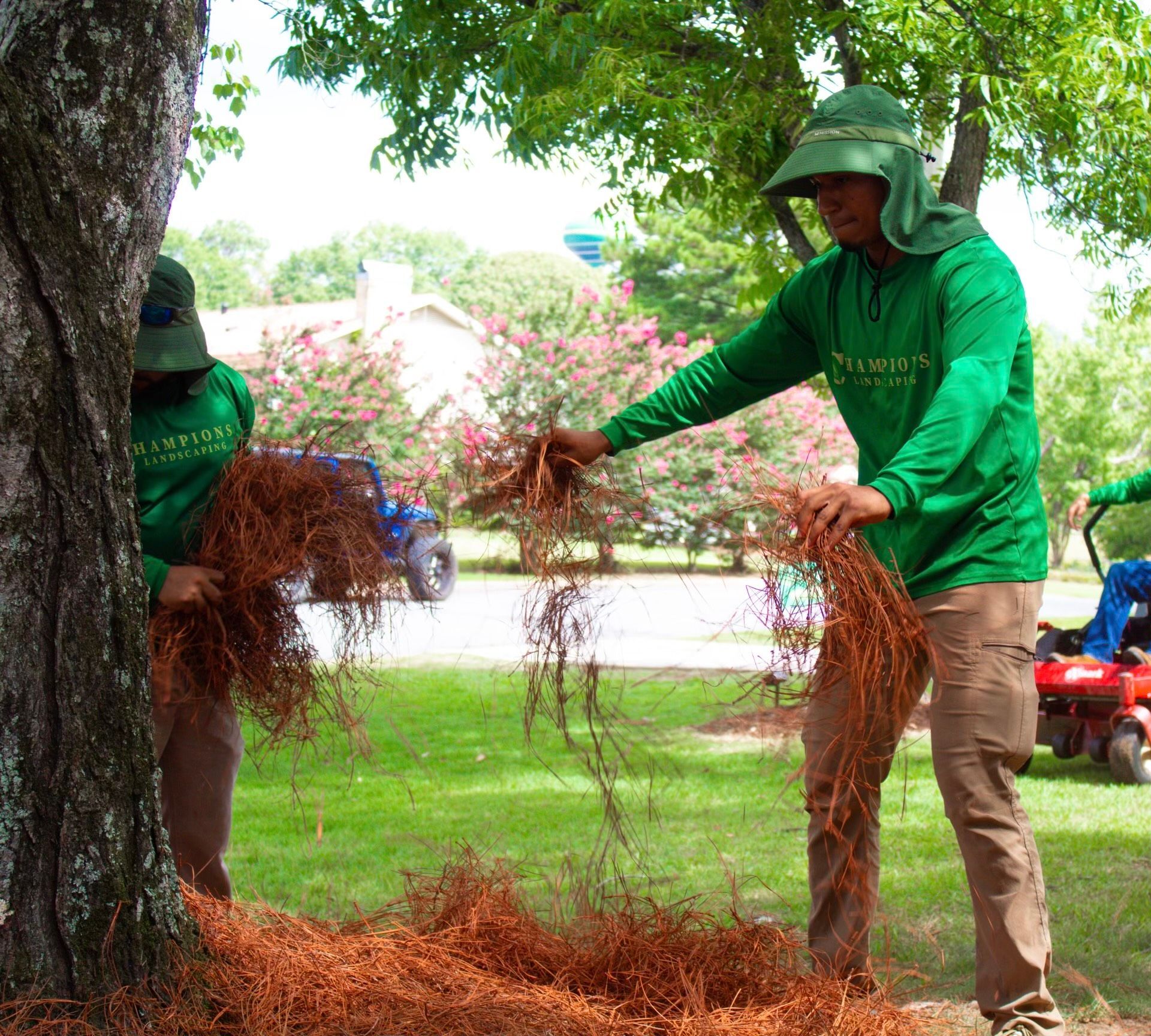 A man in a green shirt with the word olympic on it