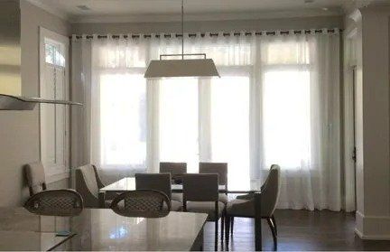 Modern Dining Room – Savannah, GA – Tailor Made Draperies
