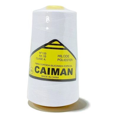 Hilo Poliester Caiman 120 Blanco