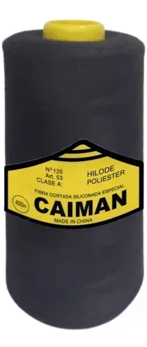 Hilo Poliester Caiman 120 negro