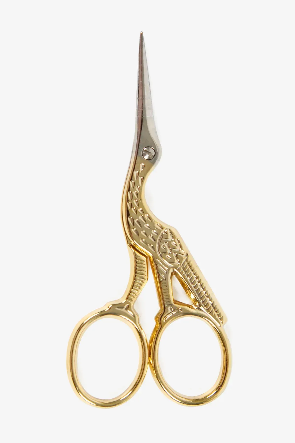 Tijera Bordar Cigueña Dorada