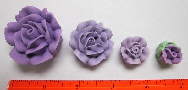Lavender Royal Icing  Roses