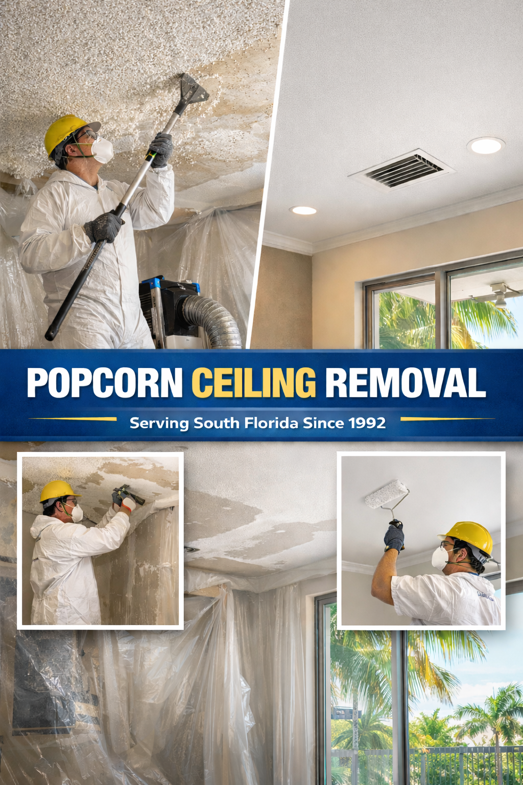 popcorn ceiling removal