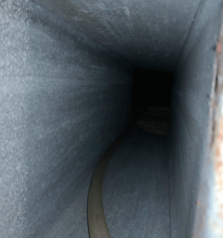 After of cleaned commercial dryer vent