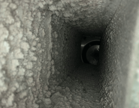 Before of dirty commercial dryer vent