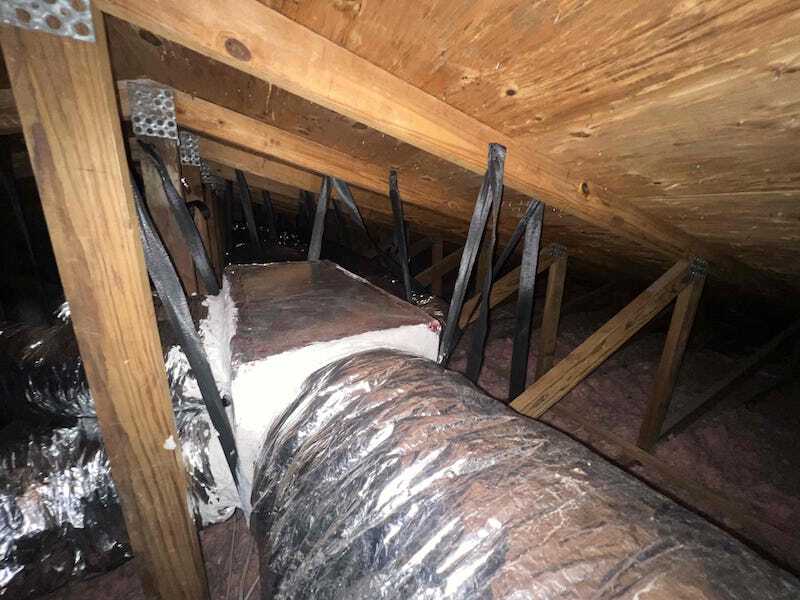 Attic Air Duct Replacement Air Conditioning Ducts In Attic