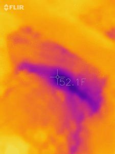 Thermal Photo of Duct Inspection