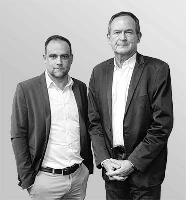 Geschäftsführer Bernhard Münster und Dr. Jürgen Böhm