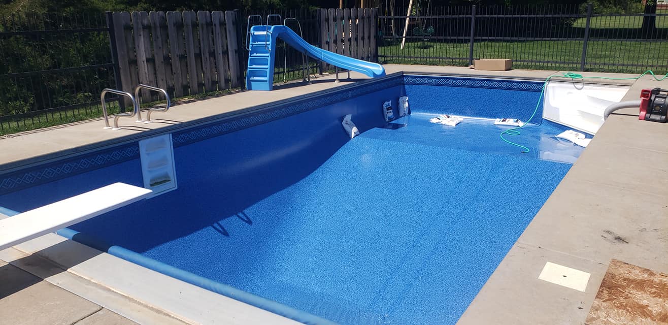 new pool liner installation mcpherson ks