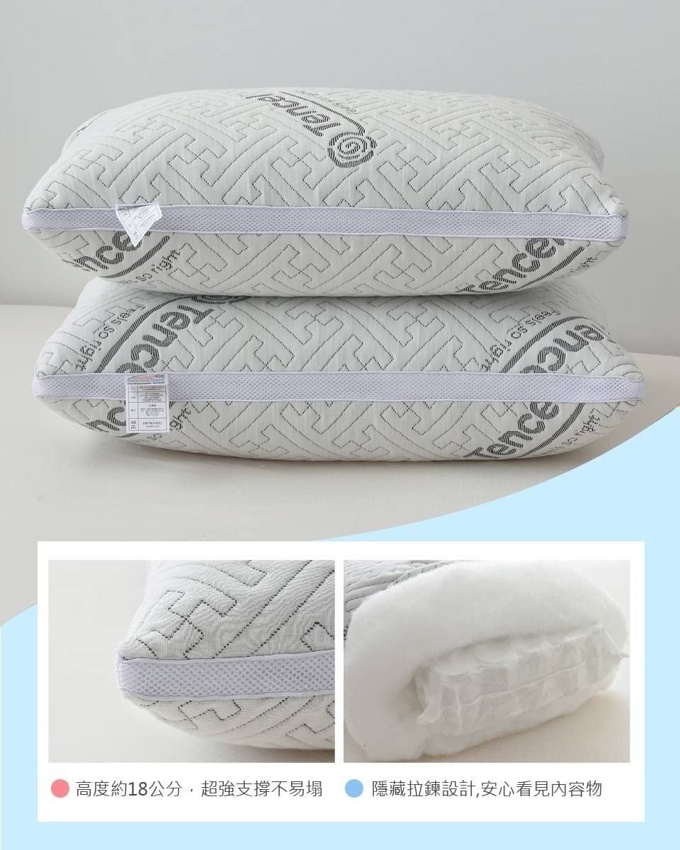 【Royal Wings】萊賽爾天絲QQ超彈力獨立筒棉枕~~一入1280元~~一對2入2000元~~