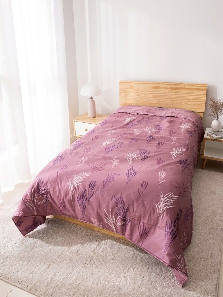 《RoyalWings》台灣製造100%純棉 床罩五件式套組 / 薄床包四件組【675粉】