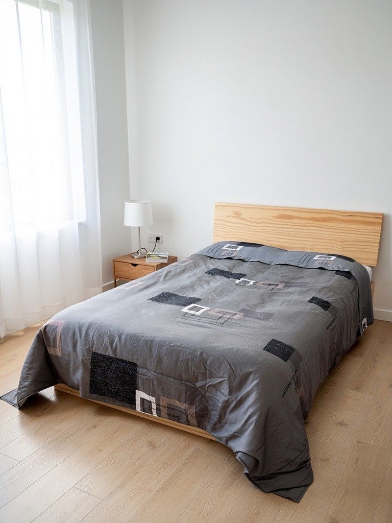 《RoyalWings》台灣製造100%純棉 床罩五件式套組 / 薄床包四件組【6987灰】