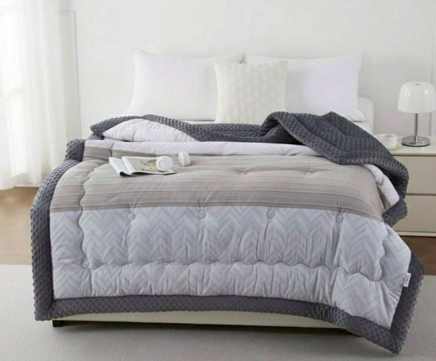 【RoyalWIings】石墨烯針織荳荳絨被 / 安睡荳荳厚毯被  / 純棉荳荳增溫被 / 珍珠安撫毯被 / 雙人 / 冬被 / 可機洗