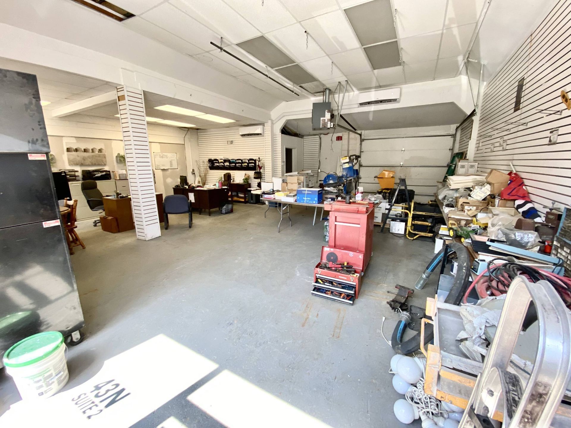 A large room filled with lots of tools and equipment.