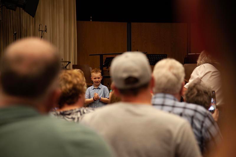 Eventfotografie, Publikum in einem Chorkonzert 