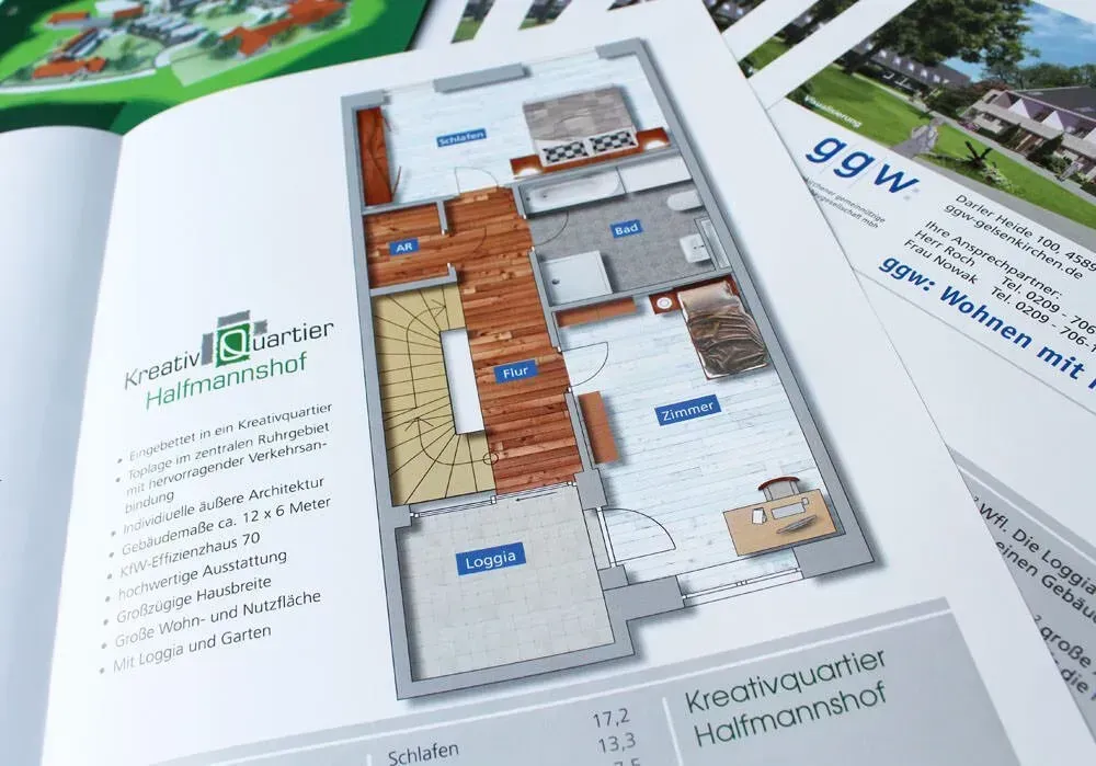 Grundrissillustration