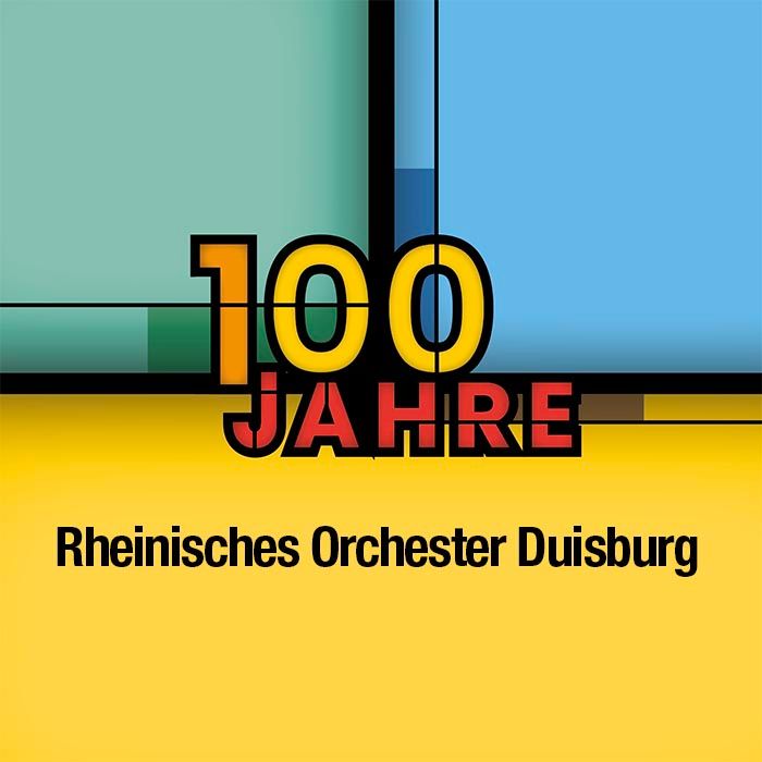 Logo 100 Jahre rheinisches Orchester Duisburg