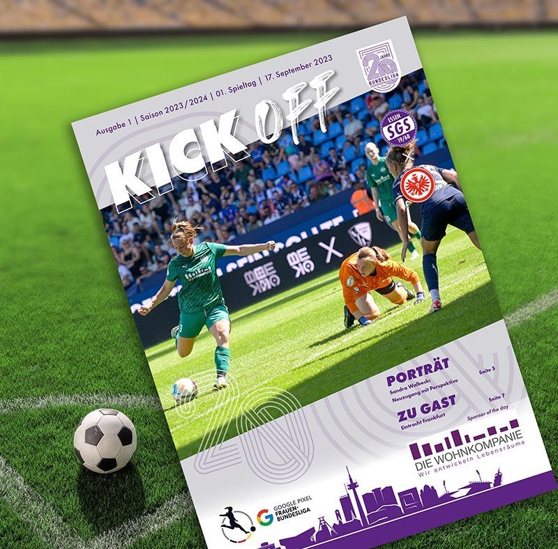 Cover des Stadionmagazins Kick off