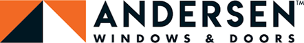 A logo for a company called andersen windows and doors