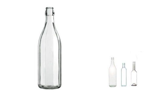 Bottiglia costolata e altri modelli.