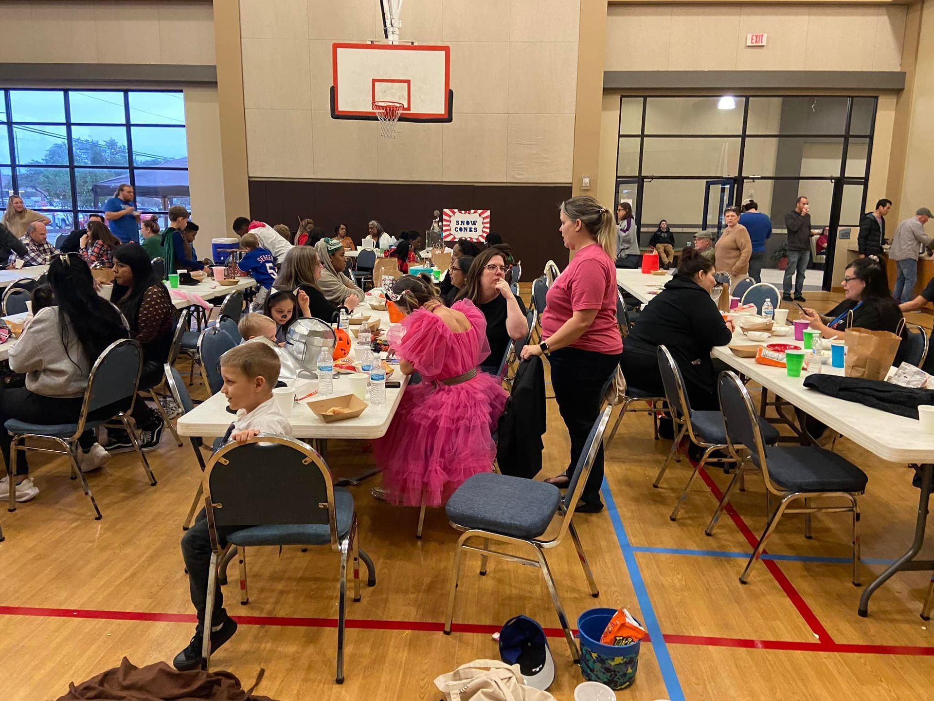 Chili cookoff after fall festival