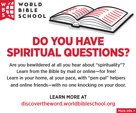 Do You Have Spiritual Questions? Learn from the Bible by mail or online – for free!
