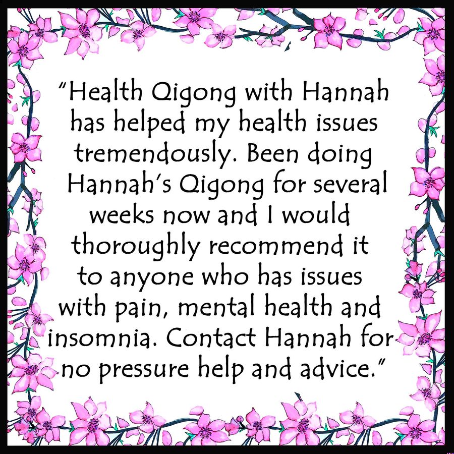 A review stating it helped with pain and mental health.
