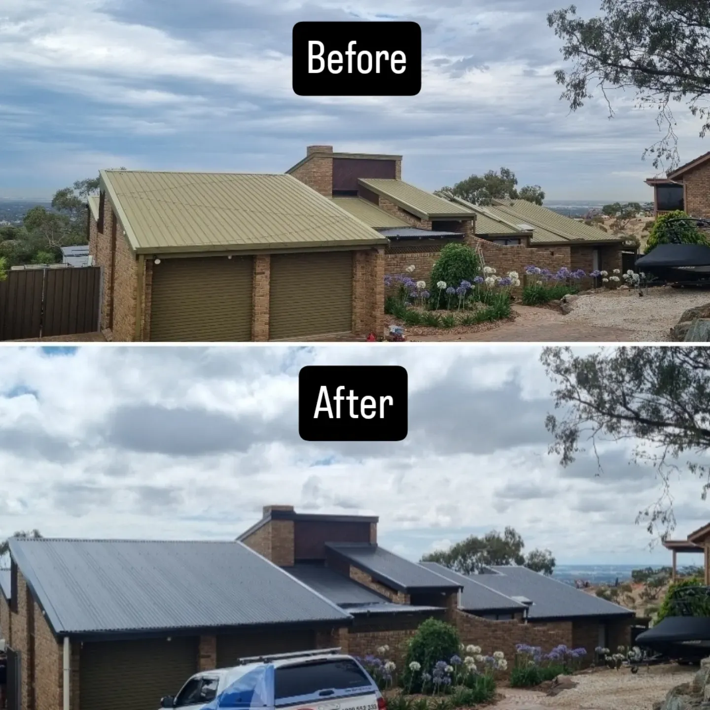 SARG Metal Roof - Image of a home with a new, stylish Colorbond Metal by SARG