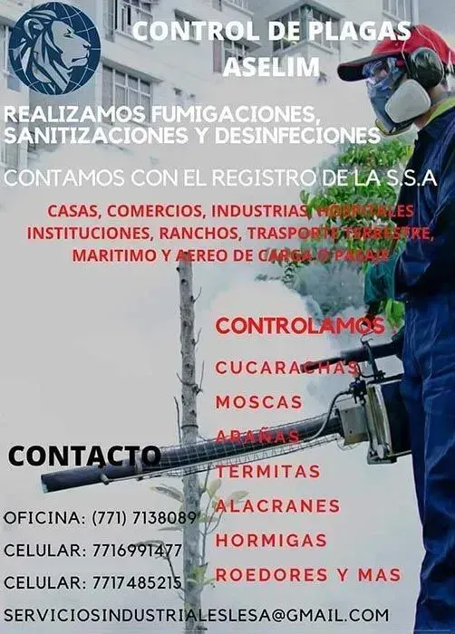ASELIM CONTROL Y ELIMINACIÓN DE PLAGAS