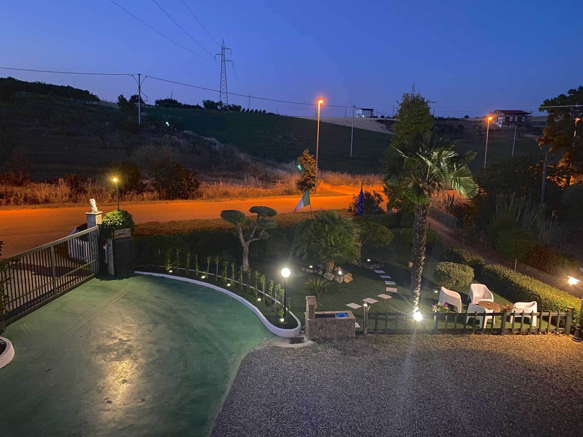 giardino del bed & breakfast