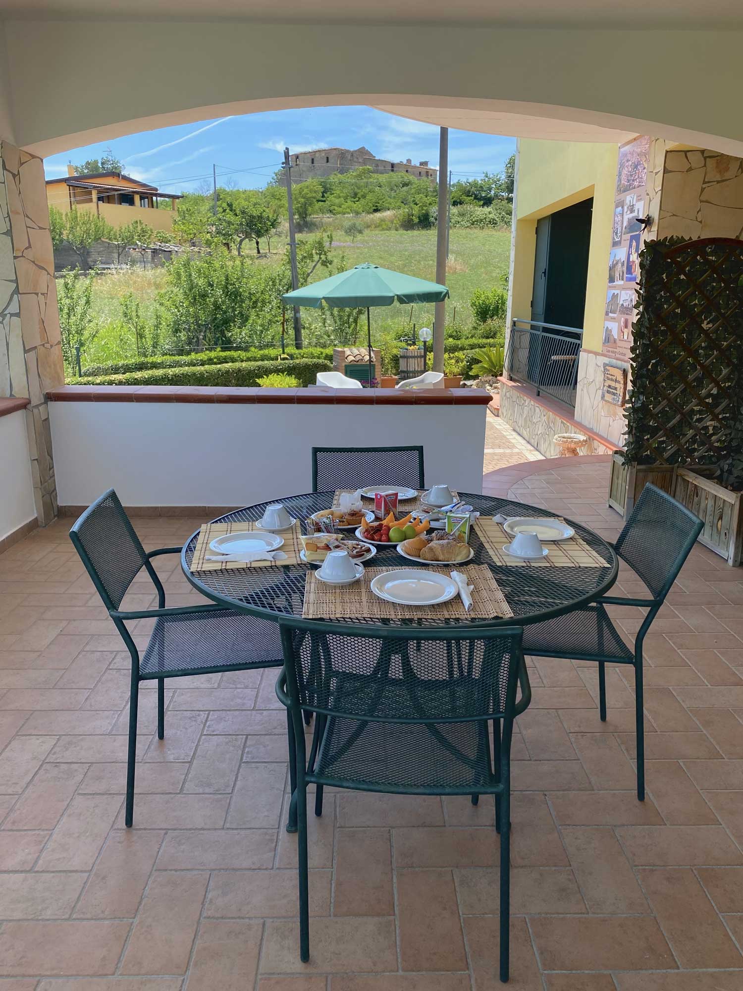 colazione all'esterno